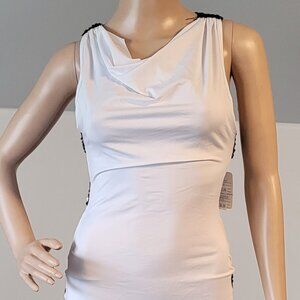 Sexy Women White Small Club Stretch Party Cocktail Dress N8894